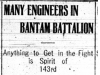 "Many Engineers in Bantam Battalion"