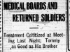 "Medical Boards and Returned Soldiers"