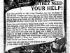 "They Need Your Help"