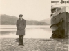 Charles Hayward Todd beside S.S. Prince George