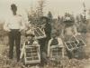 Geoffrey Vantreight with First Nations Strawberry Pickers