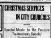 "Christmas Services in City Churches"
