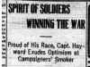 "Spirit of Soldiers Winning the War"