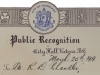 Certificate of Recognition
