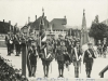 Colours of the 88th Battalion Victoria Fusilers being placed in Christ Church Cathedral, Victoria.