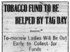 Tobacco Fundraising