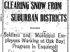 Snow Clearing in Suburbs