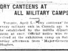 Dry Canteens 1915