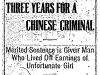 Sentence for Chinese Man