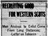 Western Scots Recruiting