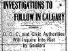 Investigations in Calgary Riot