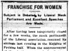 Franchise for Women Discussed