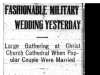 Military Wedding