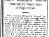 "Women Urged to Register As Voters"