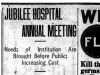 "Jubilee Hospital Annual Meeting"