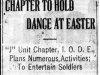 "Chapter to Hold Dance At Easter"
