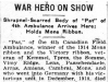 "War Hero On Show"