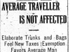 "Average Traveller Is Not Affected"