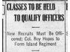 "Classes to Be Held to Qualify Officers"