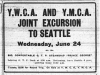 "Y.W.C.A. and Y.M.C.A. Joint Excursion to Seattle"