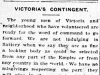 "Victoria's Contingent"
