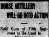 "Horse Artillery Will Go Into Action"