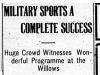 "Military Sports a Complete Success"