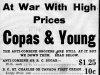 "At War WIth High Prices: Copas and Young."