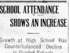"School Attendance Shows and Increase"