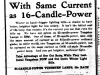 "50-Candle-Power With Same Current as 16-Candle-Power"