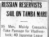 "Russian Reservists Sail on Tamba Maru."